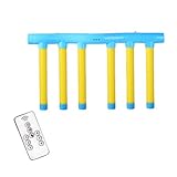 Reflex Challenge Game, Reaction Training Toy, Drop Sticks Games, Catching Sticks Game, Hand Eye Coordination Training Reflex Challenge, 3 Adjustable Speed, Upgrade Remote Control (Upgrade Blue)