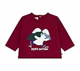 Tee-shirt en jersey léger Petit Bateau Tee-Shirt bébé en Coton à Manches Longues, Motif Chat