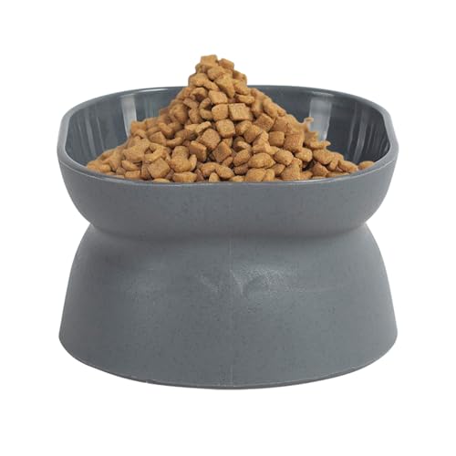 Ciotole rialzate per cani regolabili e rialzate, doppi in acciaio, base rimovibile di base anti-spill, moderne alimentatori per animali domestici per gatti di piccola taglia