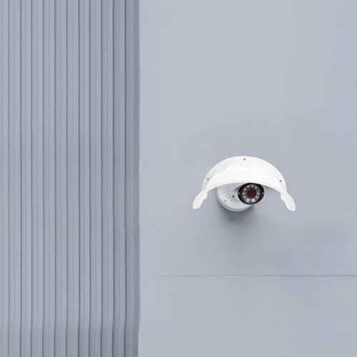 Cubierta de cámara de seguridad exterior Operitacx de plástico negro 6