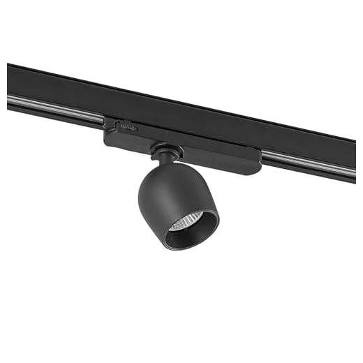 Arcchio LED Spotlight skena 'Bartu' (modern) i Svart av aluminium/grå zink för hall (1 lamor, glödlampor ingår)