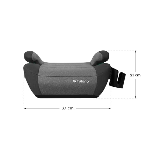 Tulano Cabby 35 fotelik dziecięcy, 15-36 kg, dla dzieci 125–150 cm w wieku od 4 lat, bezpieczne podwyższenie siedzenia dla dzieci z ISOFIX, skierowane do przodu, ergonomicznie wyściełane siedzisko