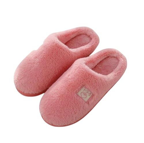 Image of Wolvesden Unisex Winter Woolen Slippers | Fluffy Indoor Slip-Ons | Size 4-8, Multicolor (1 Pair)