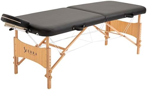 SierraComfort Sierra Comfort Preferred Portable Massage Table (Black), SC-501A