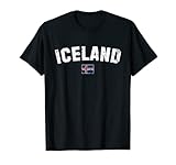 ISLANDIA Bandera ISLANDIA Bandera  Hombres Mujeres Niños ISLANDA Camiseta