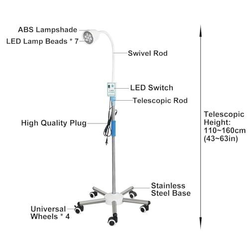 Lampe d'éclairage médical pivotante pour optimiser vos examens - 3