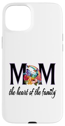 ��̓� Mom The Heart Of The Family �L���[�g �ԕ� �X�}�z�P�[�X iPhone 15 Plus �p