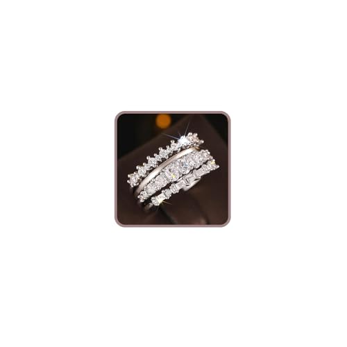 Otxas Stackable Rings for Women Non Tarnish Dainty Stacking Ring Set Wedding Bands for Women Jewelry...