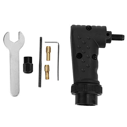 90 Degree Right Angle Grinder Converter, Electric Grinder Attachment, Compatible Rotary Tool Accessory with Wrench and Adapter Head for Hard - to - Reach Areas, Plastic Allo