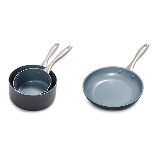 Comparison: Best Greenpan Lima Set 11 GreenPan Lima 1QT and 2QT Ceramic Non-Stick Saucepan Set, Gray - & Lima 8