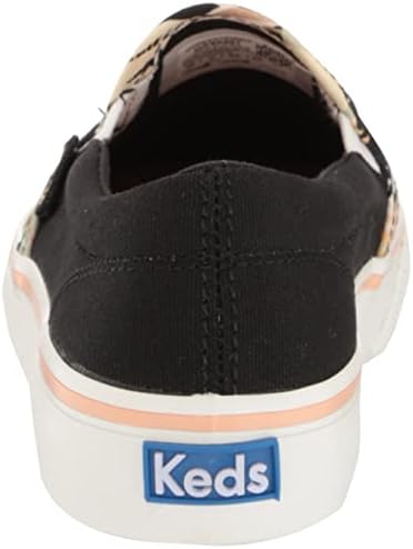 Keds womens Jump Kick Slip on Sneaker, Black/Multi, 6.5 US | Image 2