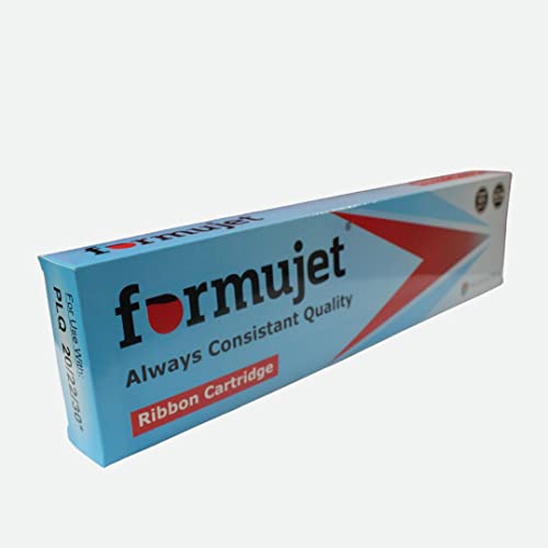 Formujet EP PLQ 20/22/30 Dot Matrix Printer Ribbon Cartridge Compatible with EPSON PLQ-20/20M/20K/20KM Printers (Set of 3)
