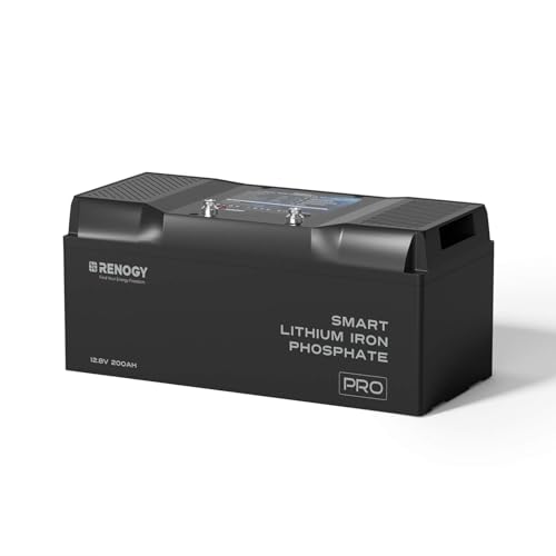 Renogy 200Ah 12V LiFePO4 Battery with Bluetooth and Self-Heating,...