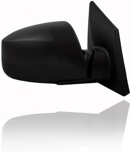Espejo de puerta compatible con Hyundai Tucson GLS '10-11, 14-15 SE, alimentado, calentado sin lámpara de señal, sin pintar, mano derecha - Pasajero