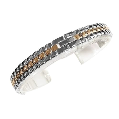 Bracelet de montre universel en acier inoxydable idéal du bureau aux sorties sportives