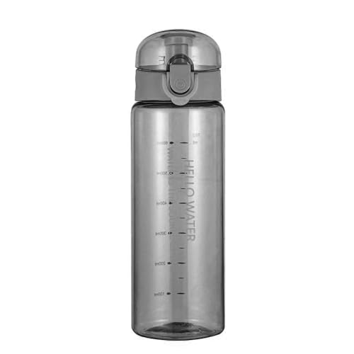 Sport-Trinkflasche,Sportflasche,Wasserflasche Botella de Agua, 780ml Botella Agua Deporte, Botella de agua Sin BPA a prueba de fugas, Una pulsación para Abrir, Deporte, Gimnasio,Negro
