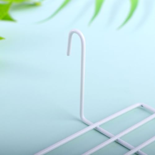 Image of Iron Frame Bird Cage Perch Shelf with Hanging Hooks - Sturdy Wire Platform for Perching, Climbing & Resting - for Small to Medium Parrots, Cockatiels, Finches
