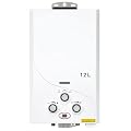 TENGCHANG 3.2GPM Water Heater 12L LPG Propane Gas Tankless Instant Boilers Digital Display 68000 BTU
