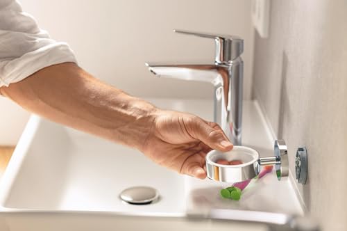 GROHE Ersatz-Montageplatte zum Bohren oder Kleben passend für GROHE Quickfix Badzubehör klebbar, 40917000