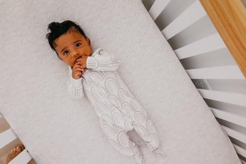 Image of Copper Pearl Zip-Up Footie Baby Pajamas - Soft Newborn Onesies for Boys & Girls, Tag-Free with Two-Way Zipper Baby Sleepers for Newborn - 24 Months, Bliss