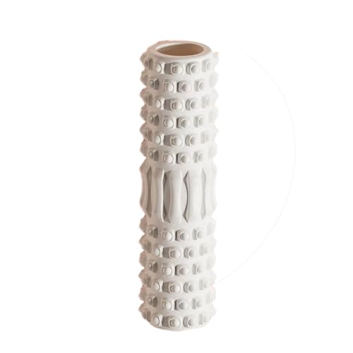 Firm Round Foam Roller, masajeador muscular de tejido profundo para masaje muscular, estiramientos y recuperación post entrenamiento (Color1, 30x8cm)