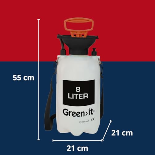 Pulvérisateur à pression 8L avec soupape de sécurité et sangle - 4