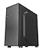Price comparison product image HellCrack Classic Midi PC Case, ATX/M- ATX/ITX, 1 x USB3.0 and 2 x USB2.0, 1 x 5.25 bay. Budget Friendly Business and Office Solution | Black, CB216D