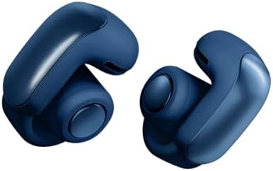Bose Ultra Open Earbuds mit Bluetooth und OpenAudio Technologie, Clip On Kopfhörer, kabellose Open Ear Earbuds, immersive Audio, bis zu 48 Stunden Akkulaufzeit, Mondblau - Limited