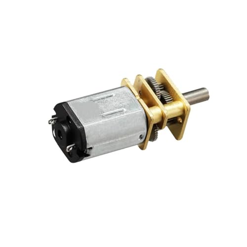 POWTAXBJGD DC 3V/6V/12V Metal Gear Electronic Starter with Gear Box DC Motors 15/30/50/60/100/200/300/500/1000RPM Speed(60,12V)