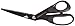 3B Scientific High Carbon Stainless Steel Kinesiology Taping Scissors, Black Carbon and Fluorine Resin Coated