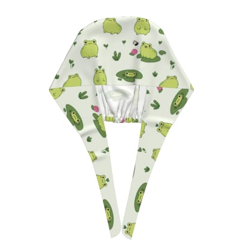 Image of Adjustable Working Cap Breathable Unisex Women Men Elastic Bandage Tie Back Hats Scrub Nursing Doctor Surgeon Cap