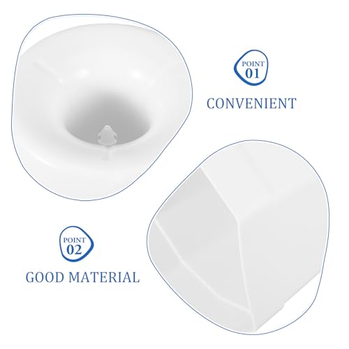 Dispensador de agua fría portátil PRETYZOOM blanco mini para mesa de oficina 4