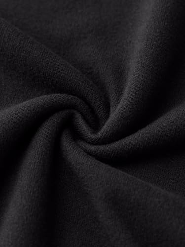 REORIA Womens Turtleneck Long Sleeve Tight Shirts Basic Tummy Control Bodysuit Thermal Underwear Tops Fall Clothes Black Onyx Medium — view 5