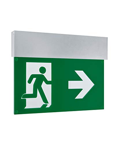 Preisvergleich Produktbild LEDVANCE LED Notausgangsleuchte / Wand- und Deckenleuchte / Inklusive 4 Sicherheitszeichen (Links, Rechts, Oben, Unten) / EMERGENCY EXIT SIGN HB 27M