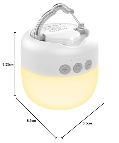 Beszing LEDランタン 充電式 暖色 三色切替 無段階調光 電球色 昼白色 自然色 光色輝度記憶 5200mAh USB キャンプランタン ライト 軽量 小型 アウトドア 登山 停電 防災 車中泊 地震 非常用 9枚目