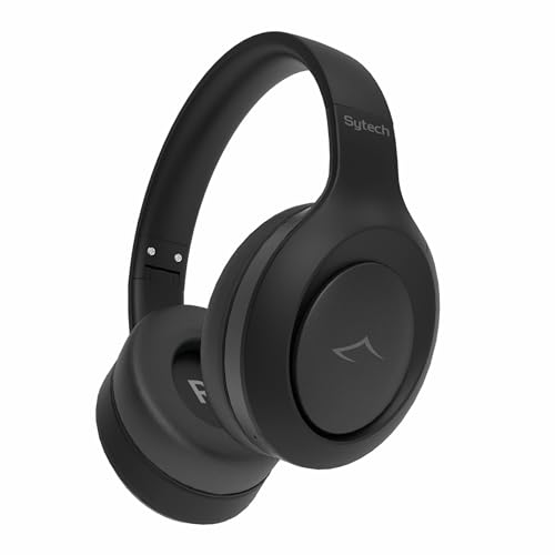 Sytech Zenon ANC Bluetooth-Kopfhörer, Stereo, V5.3, wiederaufladbar, Schwarz