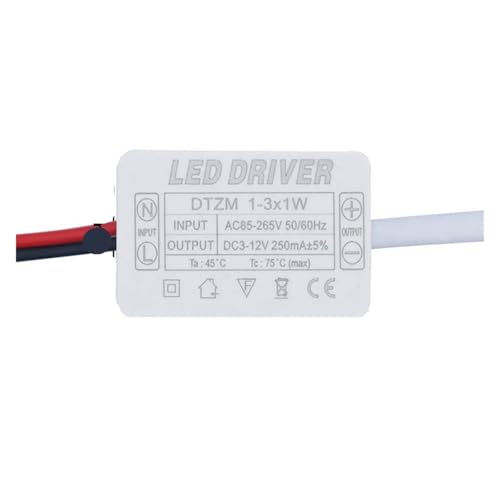 Controlador LED 1-3W de corriente constante para bombillas domésticas