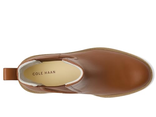 Cole Haan Cole Haan Women's Zerogrand Cityquest Waterproof Wedge Boots, British Tan/Ivory Water Proof, 10-B US