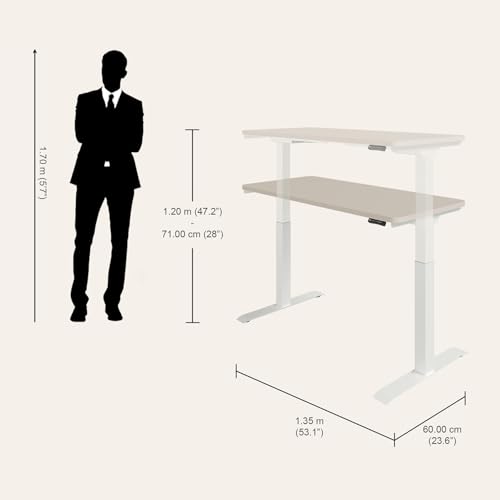 Image of Interio by Godrej Stance Dual Motor Height Adjustable Work Desk