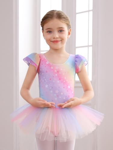 Ballet Leotards for Girls Toddler Dance Leotards Ballet Leotard with Skirt Kids Dance Dress2