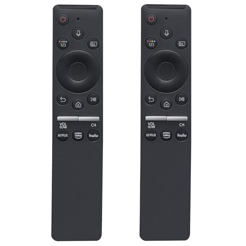 [2pcs/Pack] PerFascin Replacement Voice Remote Control Fit for Samsung 2019 QLED 8K TV (Q900RB Series); 2019 QLED TV (Q90R Q80R Q70R Q7DR Q60R Q6DR Q50R Series); The Serif LS01R (2019)