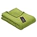 Produktbild Ibena Kuscheldecke Olbia 150x200 cm - flauschig, warm & waschbar, fleecedecke grün einfarbig