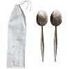 Creative Co-Op Forged Salad Server Set, Electroplated Finish