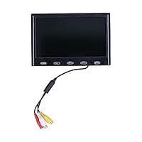 LCD-Farbbildschirm, LCD-Bildschirm 7 Zoll Anti-Interferenz 1024x600 mit AV-Kabel für Windows 9X