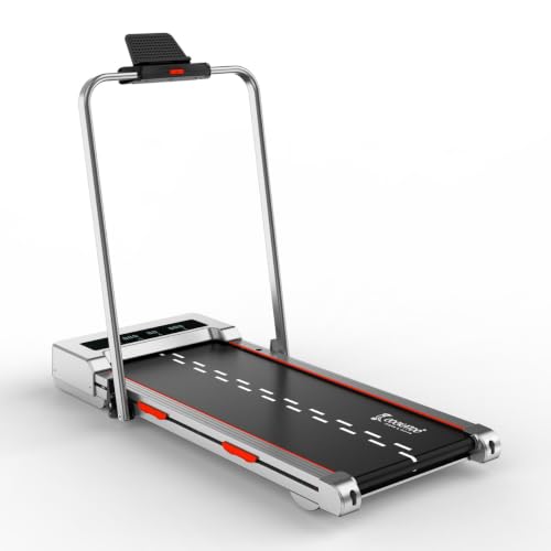 Image of Cockatoo UrbanWalk 4A Auto Incline Walking Pad for Home, 2-4 HP Peak, Auto Incline(1-15%) Foldable Walkpad Speed Range 1-12 Km /hr, Walkpad with Remote, Max User Weight 100Kg- Silver