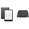 Amazon Kindle Paperwhite Bundle: Includes, Amazon Kindle Paperwhite Signature Edition 32GB | Metallic Black and Sling Bag | Cinder