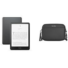 Amazon Kindle Paperwhite Bundle Includes, Amazon Kindle Paperwhite Signature Edition 32GB | Metallic Black and Sling Bag | Cinder