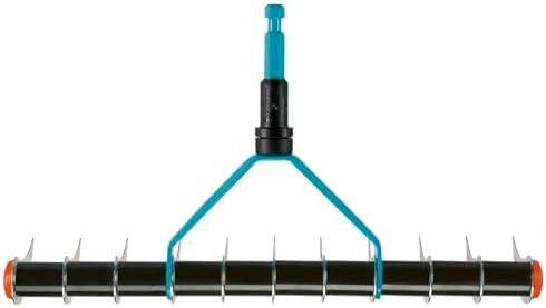 Bild 1 - Gardena combisystem-Rasenlüfter: Manueller Vertikutierer mit 35 cm Arbeitsbreite, ideales Gartenzubehör zum Entfernen von Moos und Filz im Rasen, passend zu Allen combisystem-Stielen (3391-20)