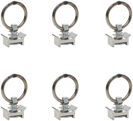 4 Stück Airlineschiene Fitting Single Endbeschlag - Orange Zurrgurtschienen Für Wohnmobile