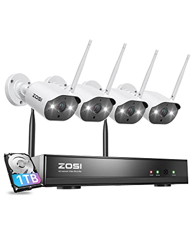 ZOSI 2K 8CH Spotlight Wireless Security Camera System main view